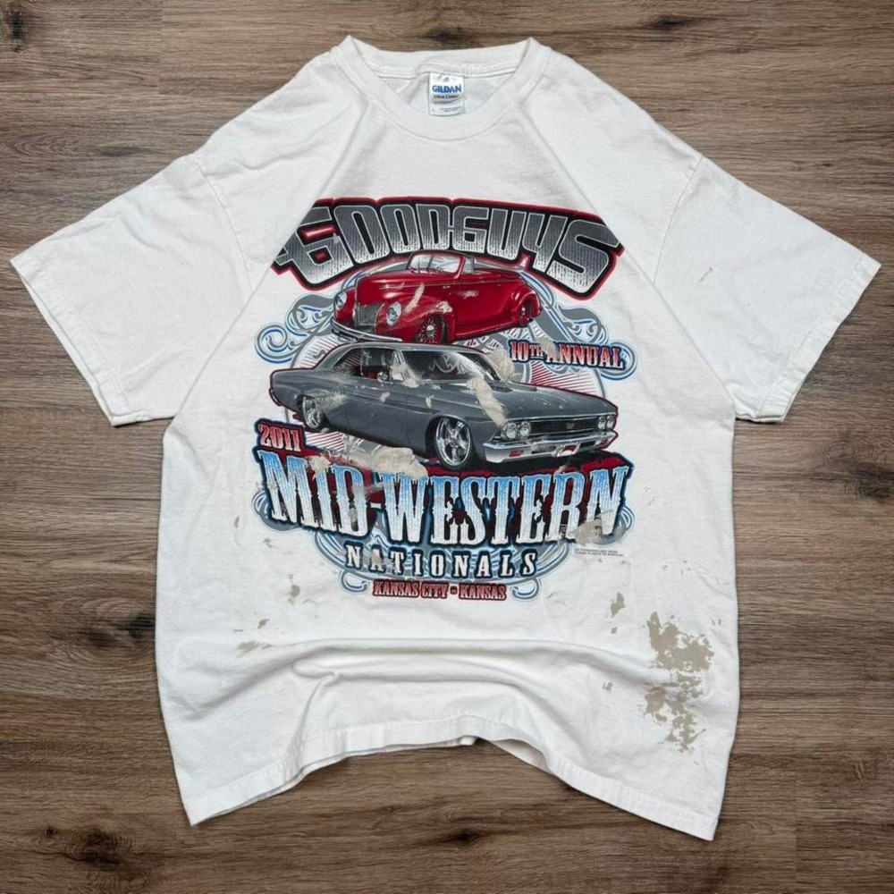 Vintage Goodguys Rod & Custom 20th Annual Midwest Nationals Car Show Tee Kc